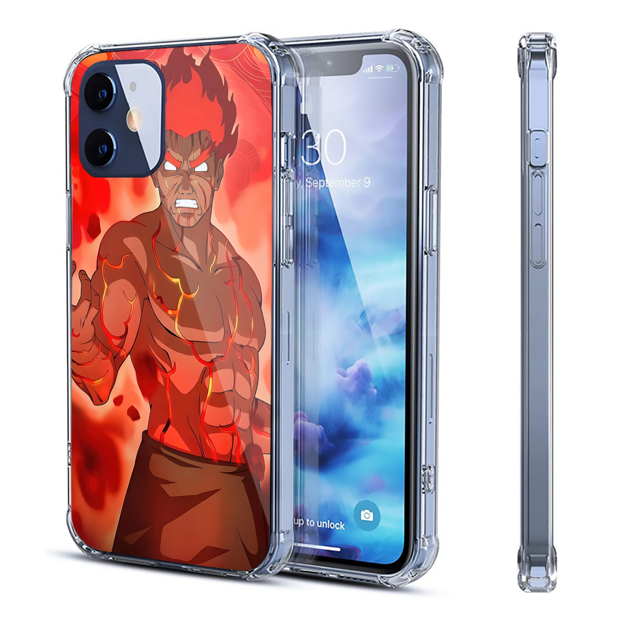 （画像用） NARUTO -ナルト- NARUTO -ナルト- 疾風伝 【iPhone 12シリーズ対応】透明スマホケース（クリアソフトケース）